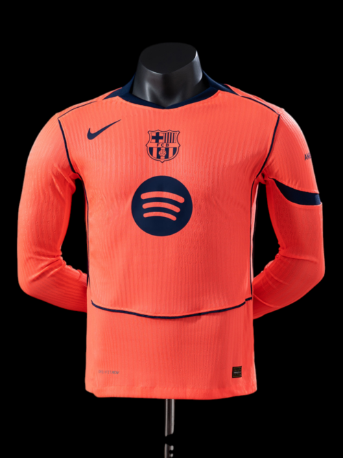 Barcelone Maillot Manches Longues Third 25/26 - Version Player