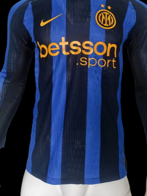 Inter Milan Maillot Manches Longues Domicile 26/27 - Version Player