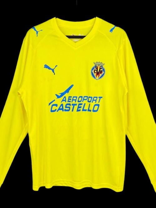 Villarreal Maillot Manches Longues Domicile Rétro 08/09