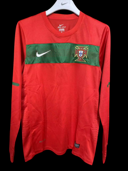 Portugal Maillot Manches Longues Domicile Rétro 2010