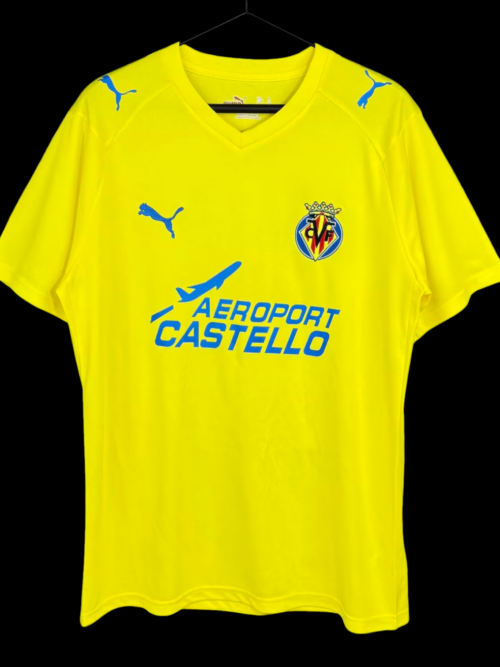Camiseta local retro del Villarreal 08/09