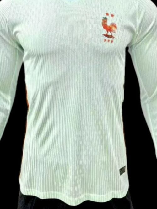 Francia - Maglia da trasferta a maniche lunghe 25/26 - Versione Player