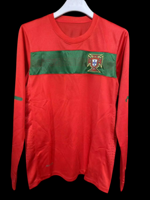 Portugal Maillot Manches Longues Domicile Rétro 2010