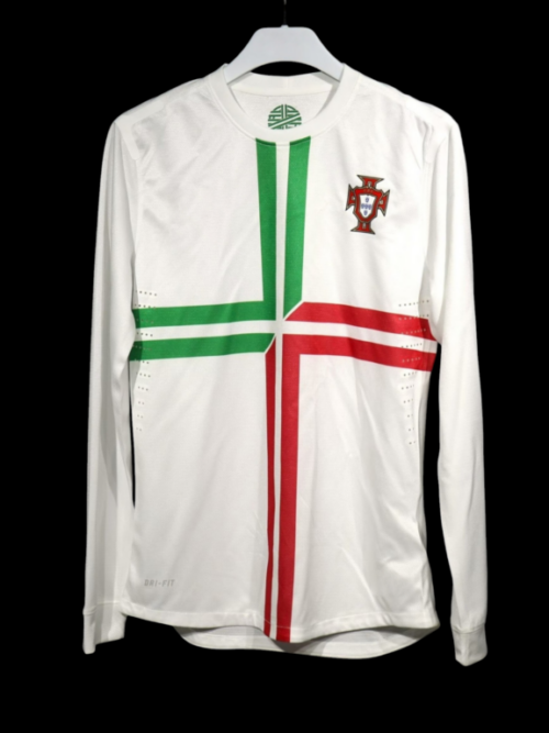 Portugal Maillot Manches Longues Extérieur Rétro 2012