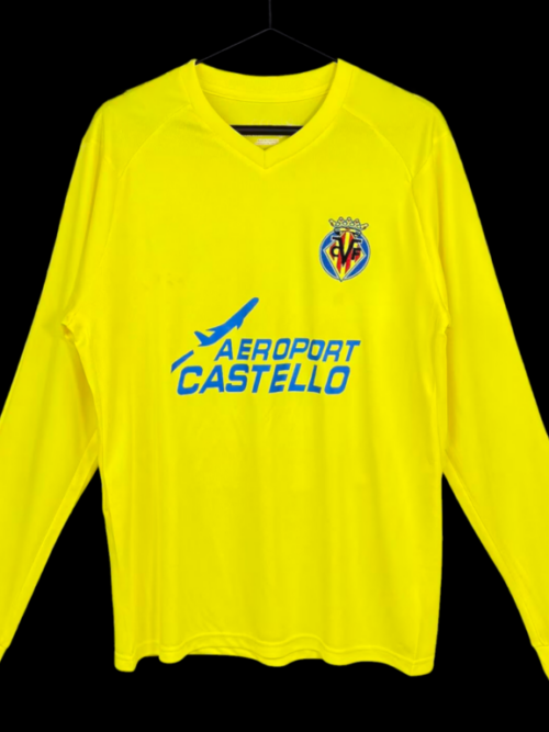 Villarreal Maillot Manches Longues Domicile Rétro 08/09