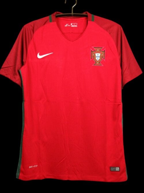 Portugal Maillot Domicile Rétro 2016