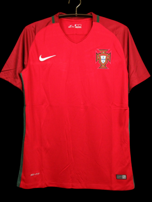 Portugal Maillot Domicile Rétro 2016