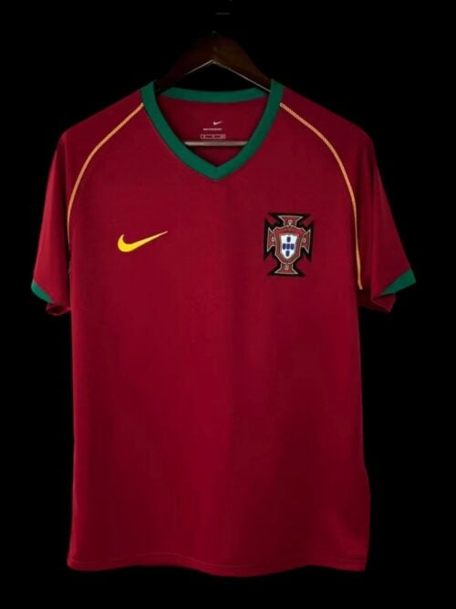 Portugal Maillot Domicile Rétro 2006