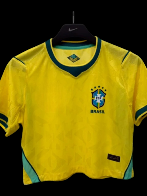 Brésil Crop Top Domicile 26/27