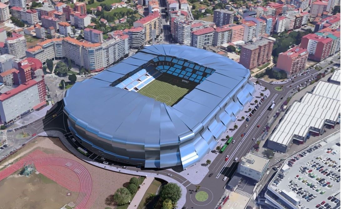 Balaidos, el estadio del Celta Vigo