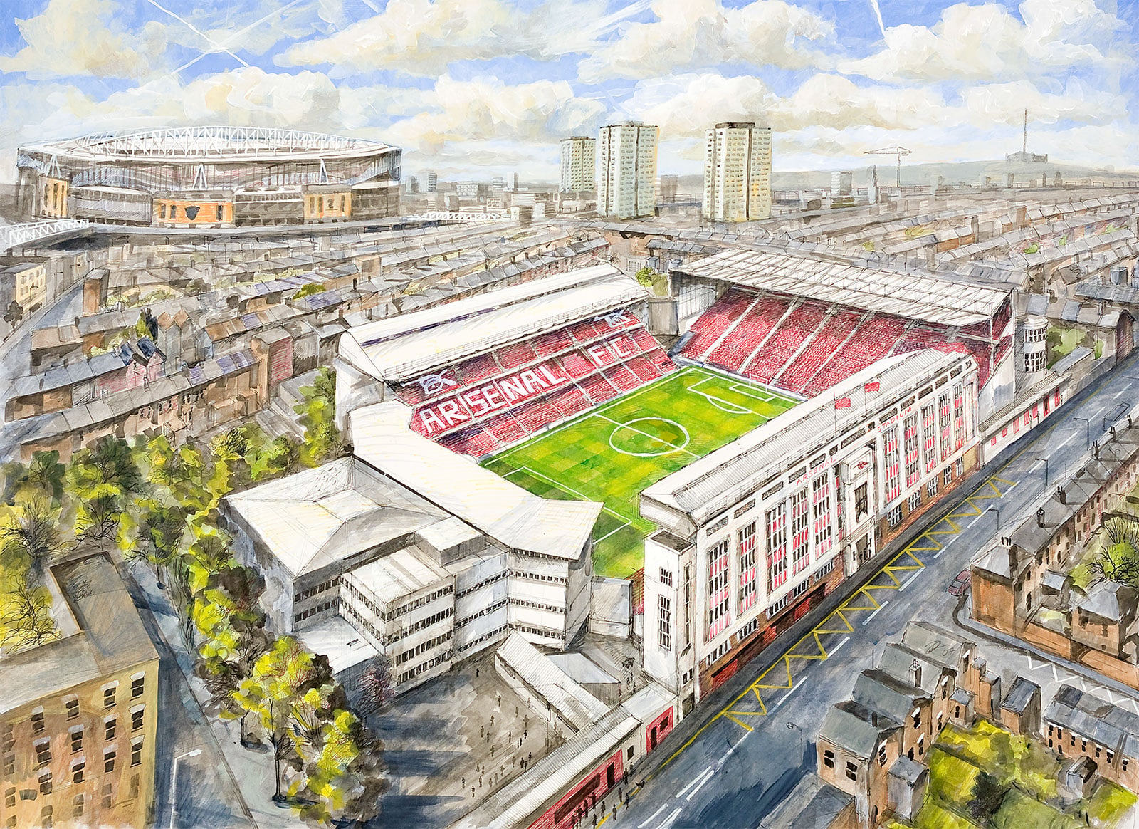 Highbury, el antiguo estadio de Arsenal
