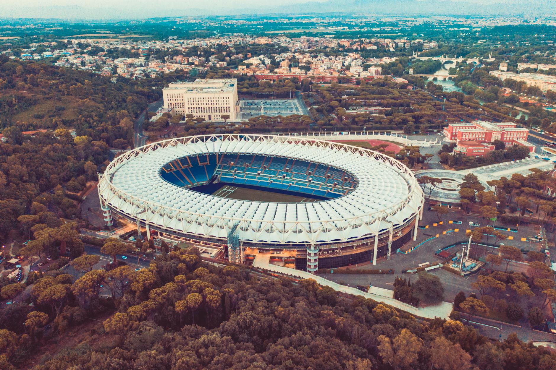 histoire as roma, photo du stade