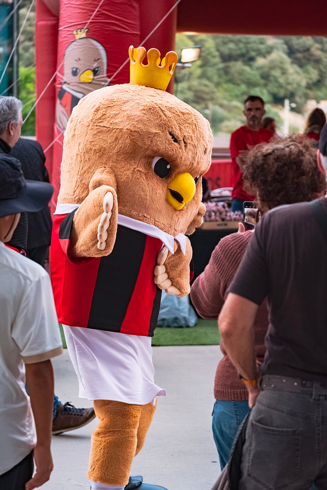 L'Aiglon, la mascotte dell'OGC Nizza