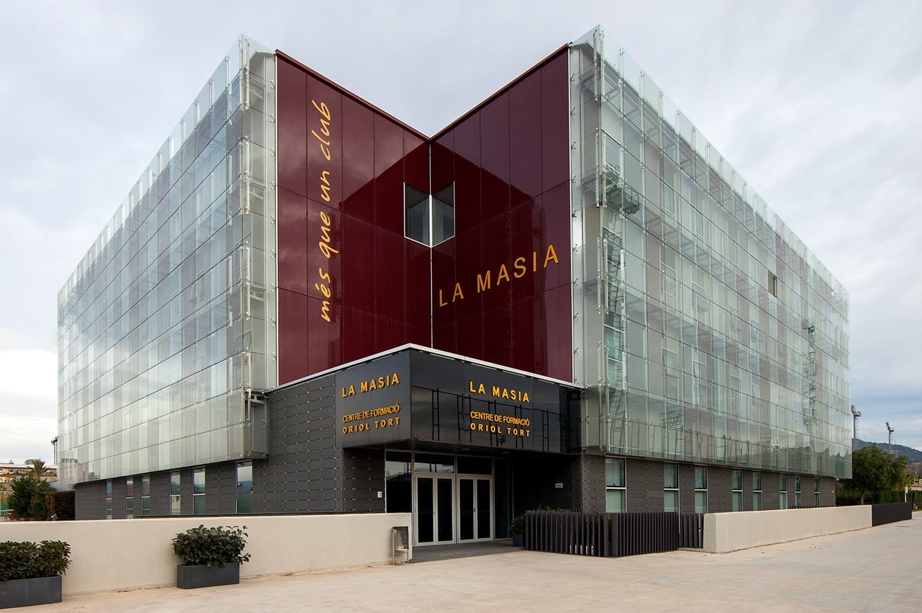 La Masia, o histórico centro de formação do Barça