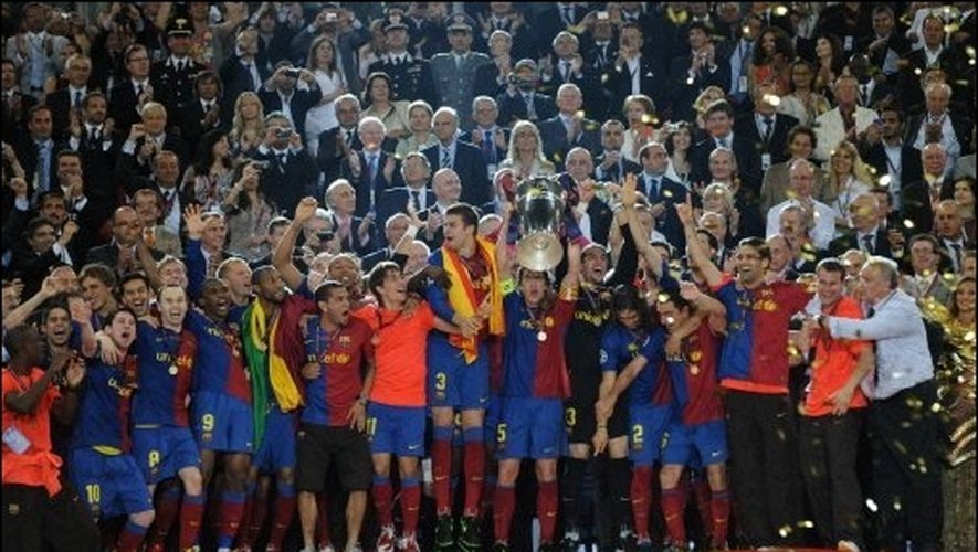 Le FC Barcelone vainqueur de la Champions League 2009