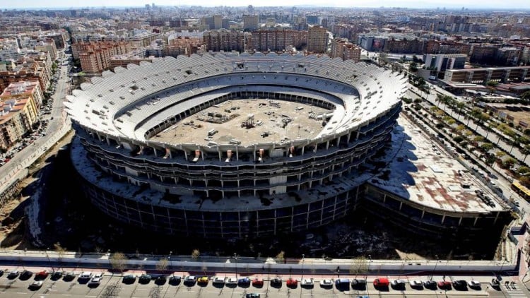 Le Mestalla, stade du FC Valence