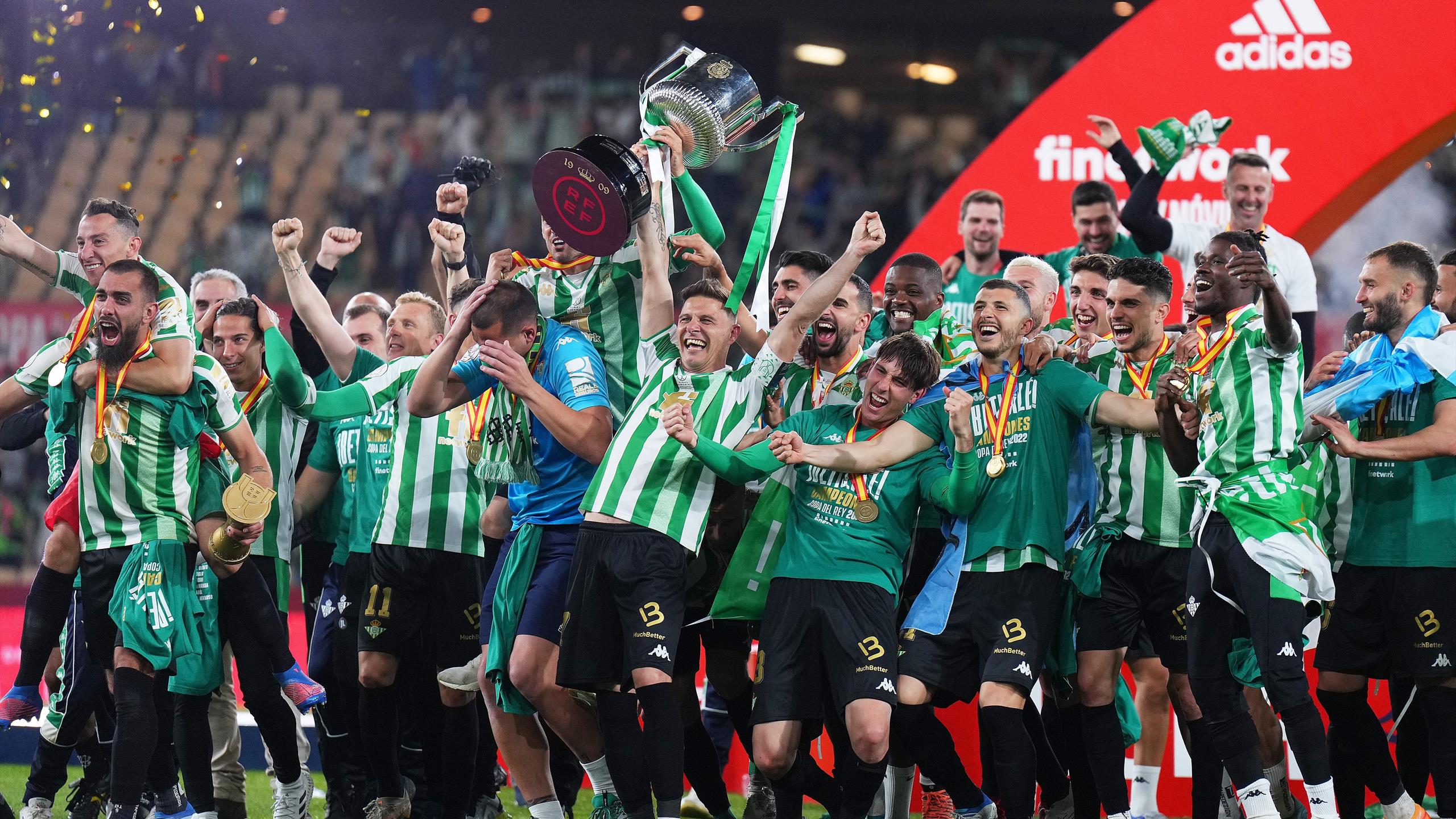 Le Real Betis, vainqueur de la Copa del Rey 2022