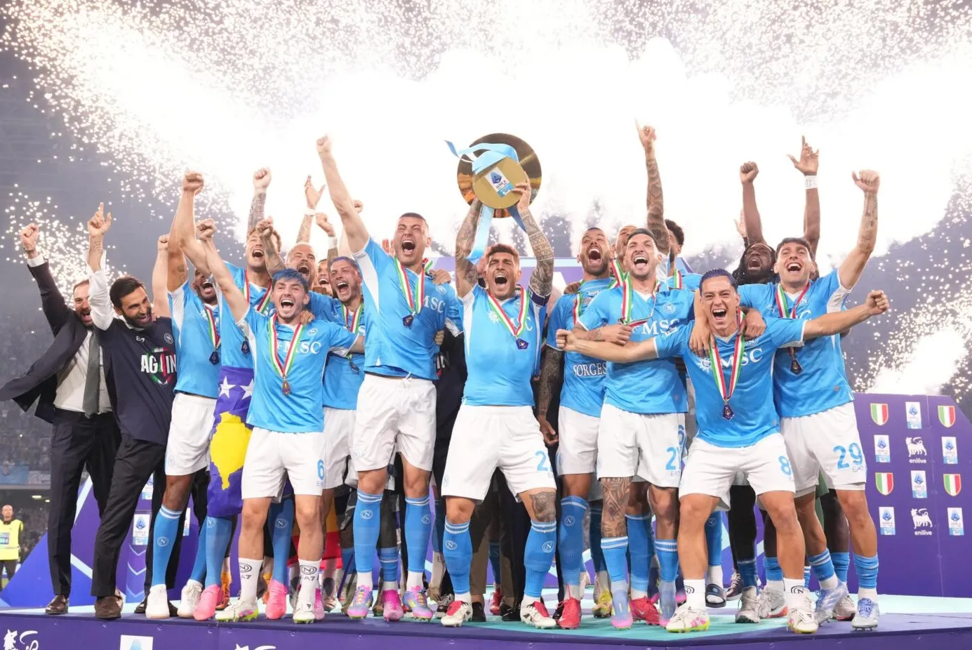 Le SSC Napoli, champion d'Italie 2023