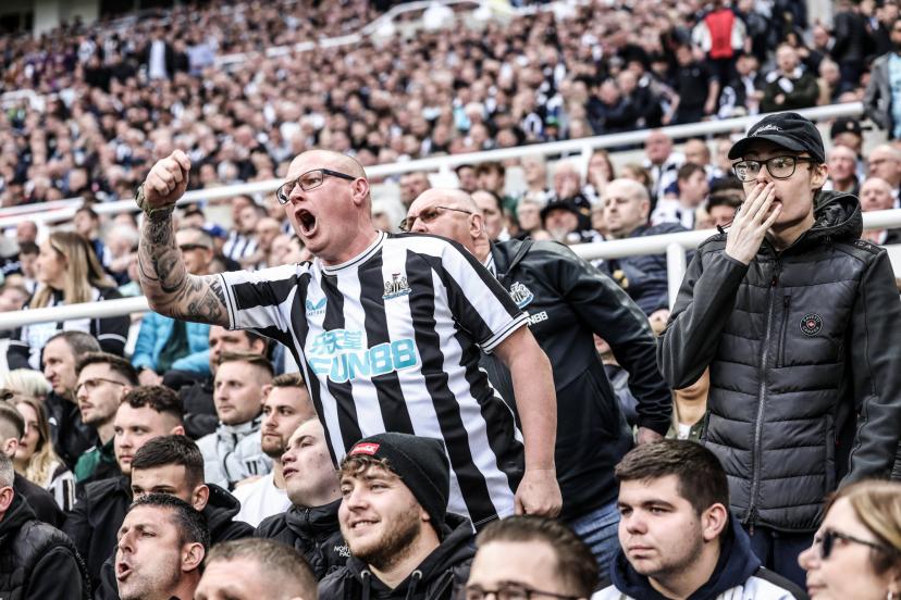 Les supporters de Newcastle