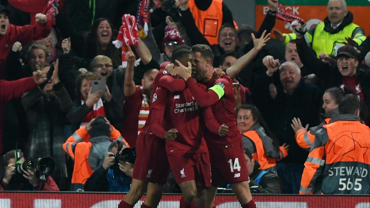 Liverpool, vencedor tras ir 0-3 al descanso