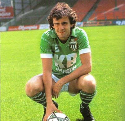 Michel Platini debuts a l'AS Saint-Etienne