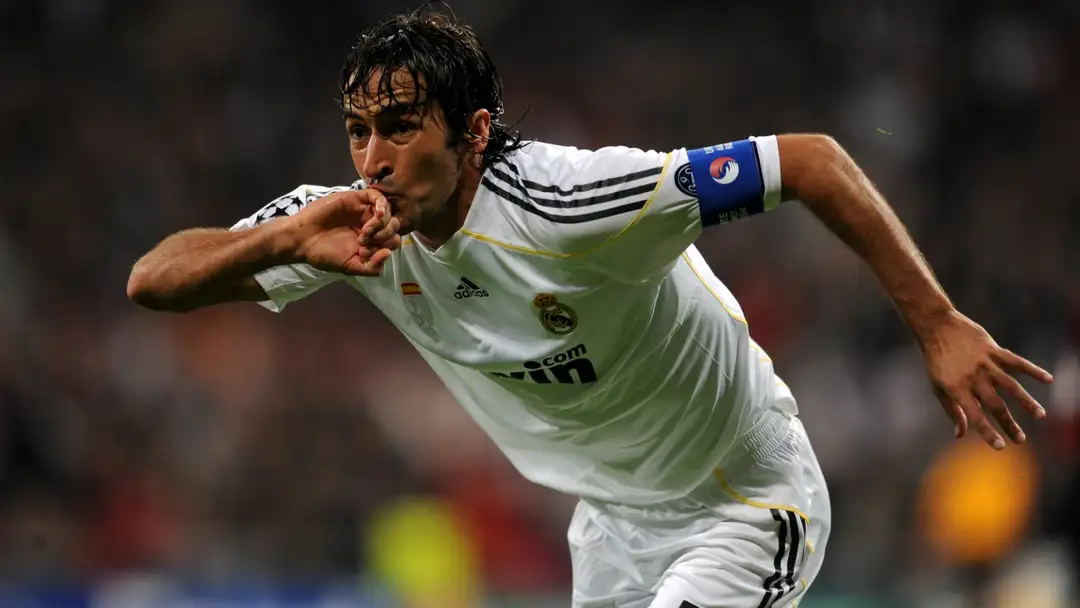 Raúl González, captain of Real Madrid