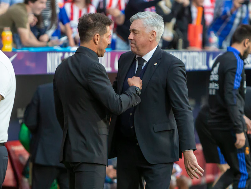 Simeone y Ancelotti, dos escuelas