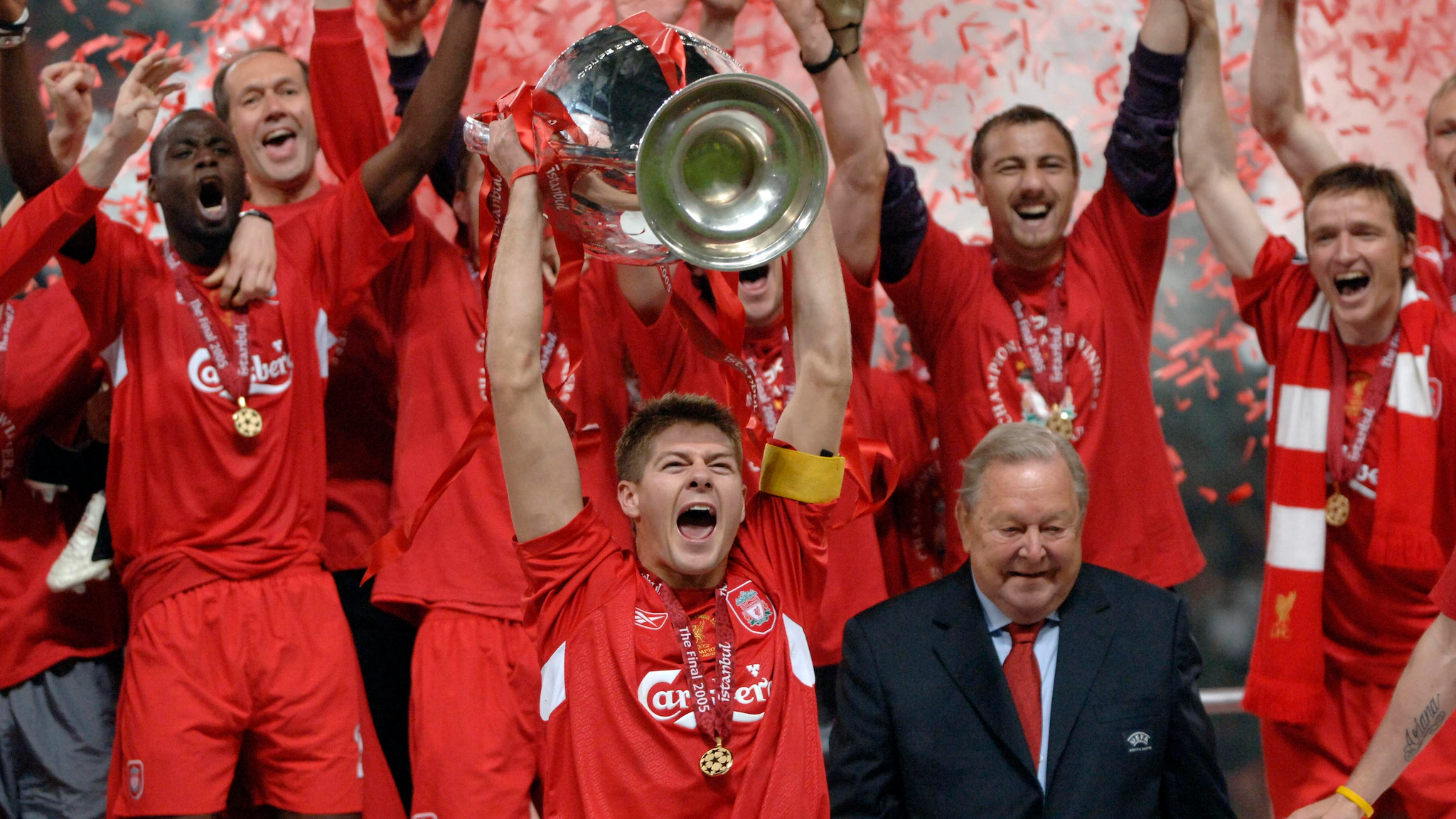 Steven Gerrard y la victoria de Estambul de 2005