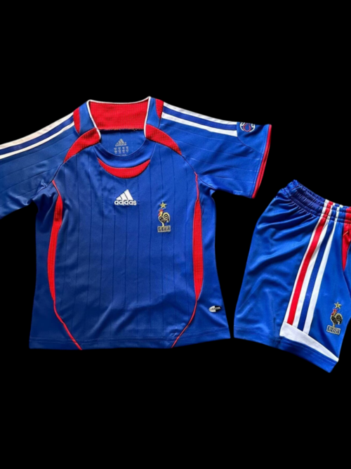 France 2006 Retro Home Jersey - Kids