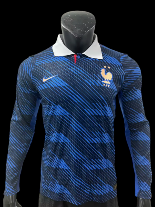 Camiseta de local de Francia de manga larga 25/26 - Versión Player