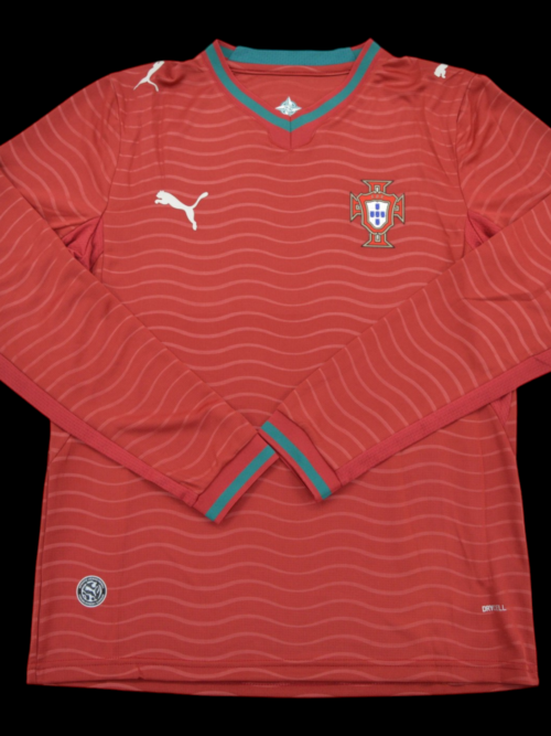 Portugal Heimtrikot mit langen Ärmeln 26/27