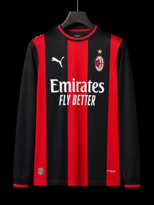 Milan AC Maillot Manches Longues Domicile 26/27
