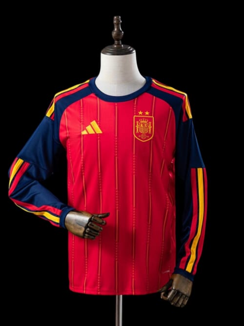 Espagne Maillot  Manches Longues 2 Étoile ⭐⭐ Domicile 26/27