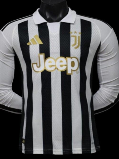 Juventus Maillot Manches Longues Domicile 26/27 - Version Player