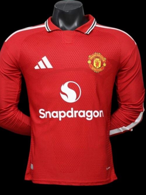 Manchester United Maillot Manches Longues Domicile 26/27 - Version Player