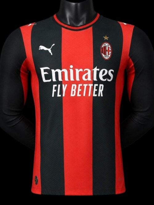 Milan AC Maillot Manches Longues Domicile 26/27 - Version Player