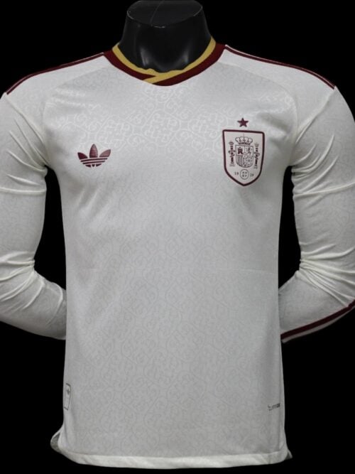 Espagne Maillot Manches Longues Extérieur 26/27 - Version Player