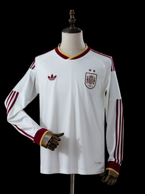 Espagne Maillot  Manches Longues 2 Étoile ⭐⭐ Extérieur 26/27