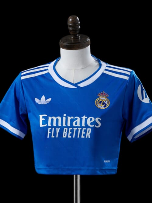 R.Madrid Crop Top Extérieur 25/26