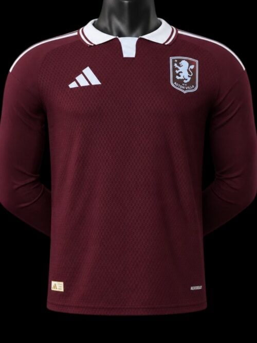 Aston Villa Maillot Manches Longues Domicile 26/27 - Version Player