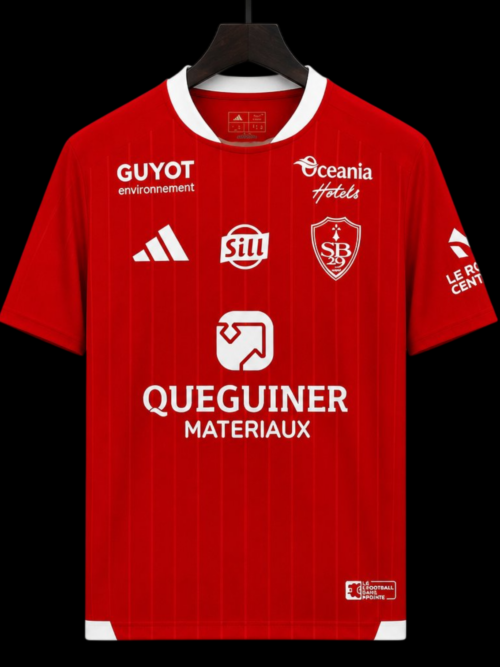 Stade Brestois Maillot Domicile 26/27