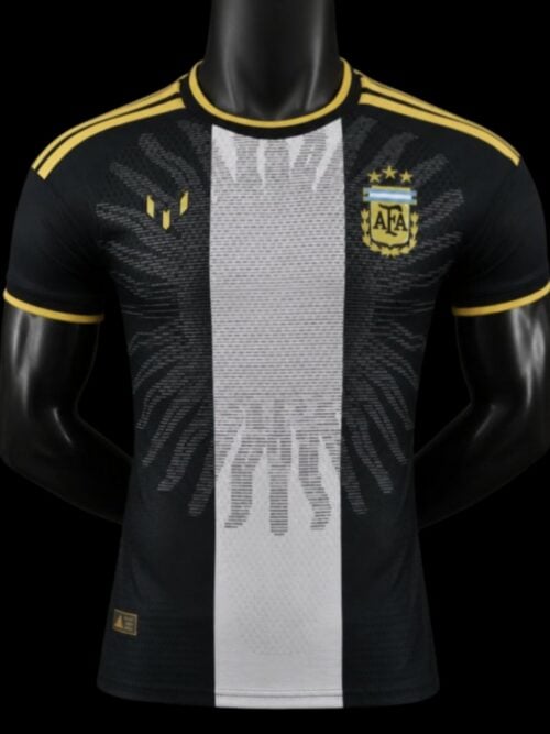 Argentine Maillot Commémoratif D'adieu De Messi Noir 26/27 - Version Player