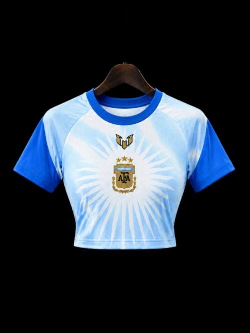 Argentine Commémoratif D'adieu De Messi Avant-Match Crop Top 26/27