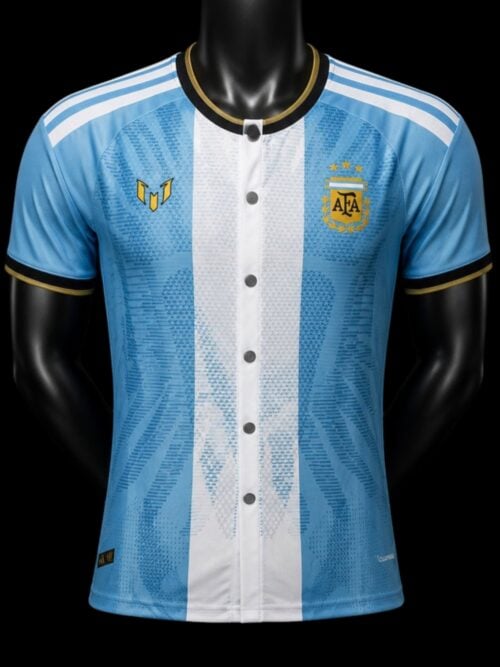 Argentine Maillot Commémoratif D'adieu De Messi Baseball 26/27 - Version Player