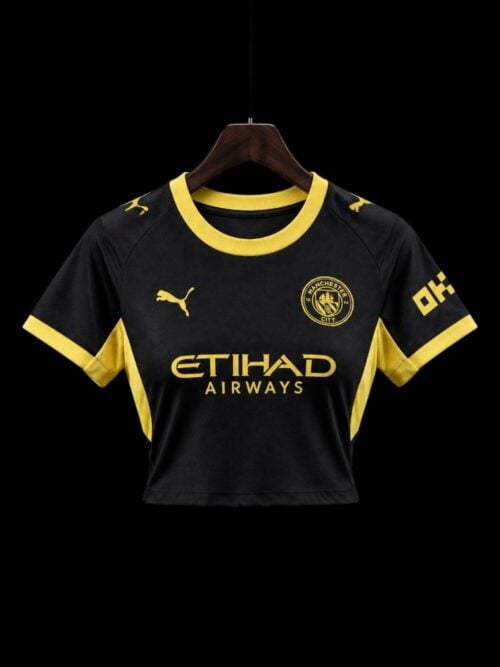 Manchester City Crop Top Extérieure 25/26