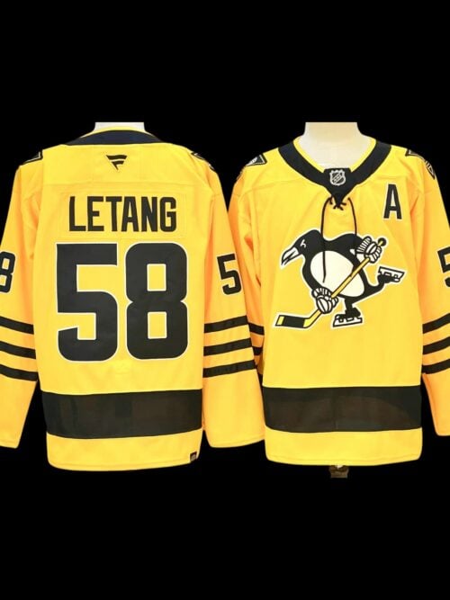 Letang Fanatics Gold Maillot NHL